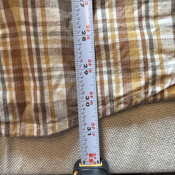 Carhartt Mens SZ XL Rugged Flex Fit Short Sleeve Outdoor Plaid Work Shirt - Picture 7 of 9